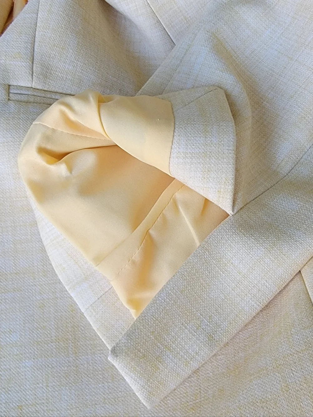 Ann Taylor Yellow 3/4 Sleeve Blazer Jacket Sz: 00P - Picture 5 of 16